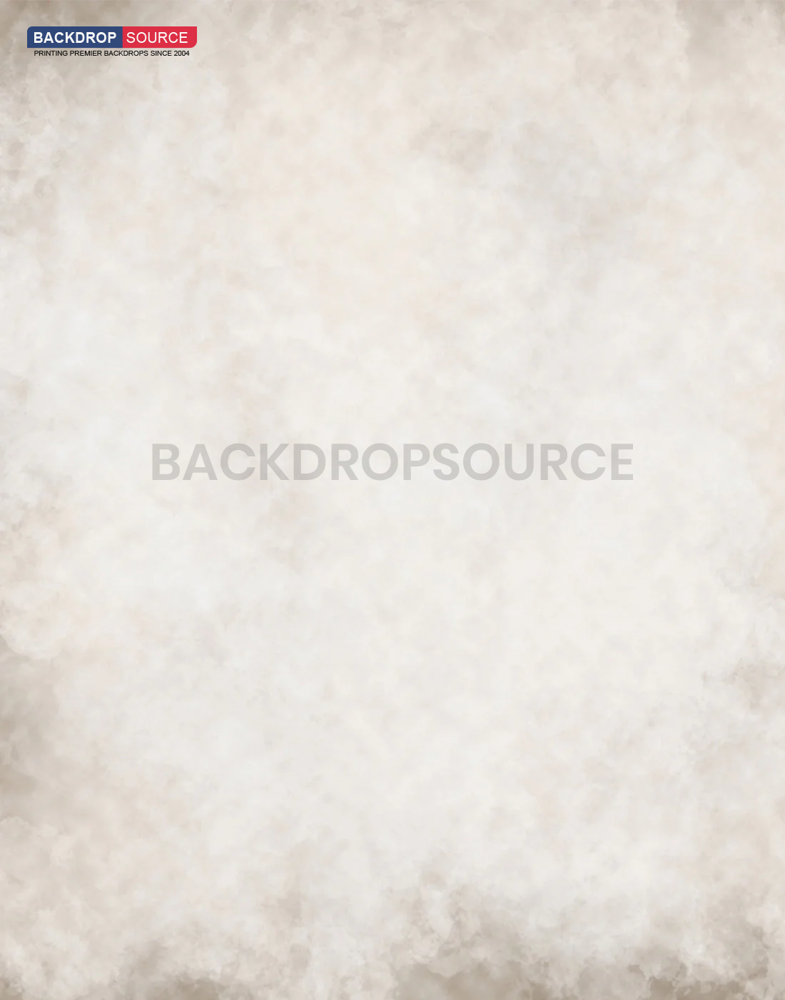 Creamy White Cloud Fashion Wrinkle Resistant Backdrop