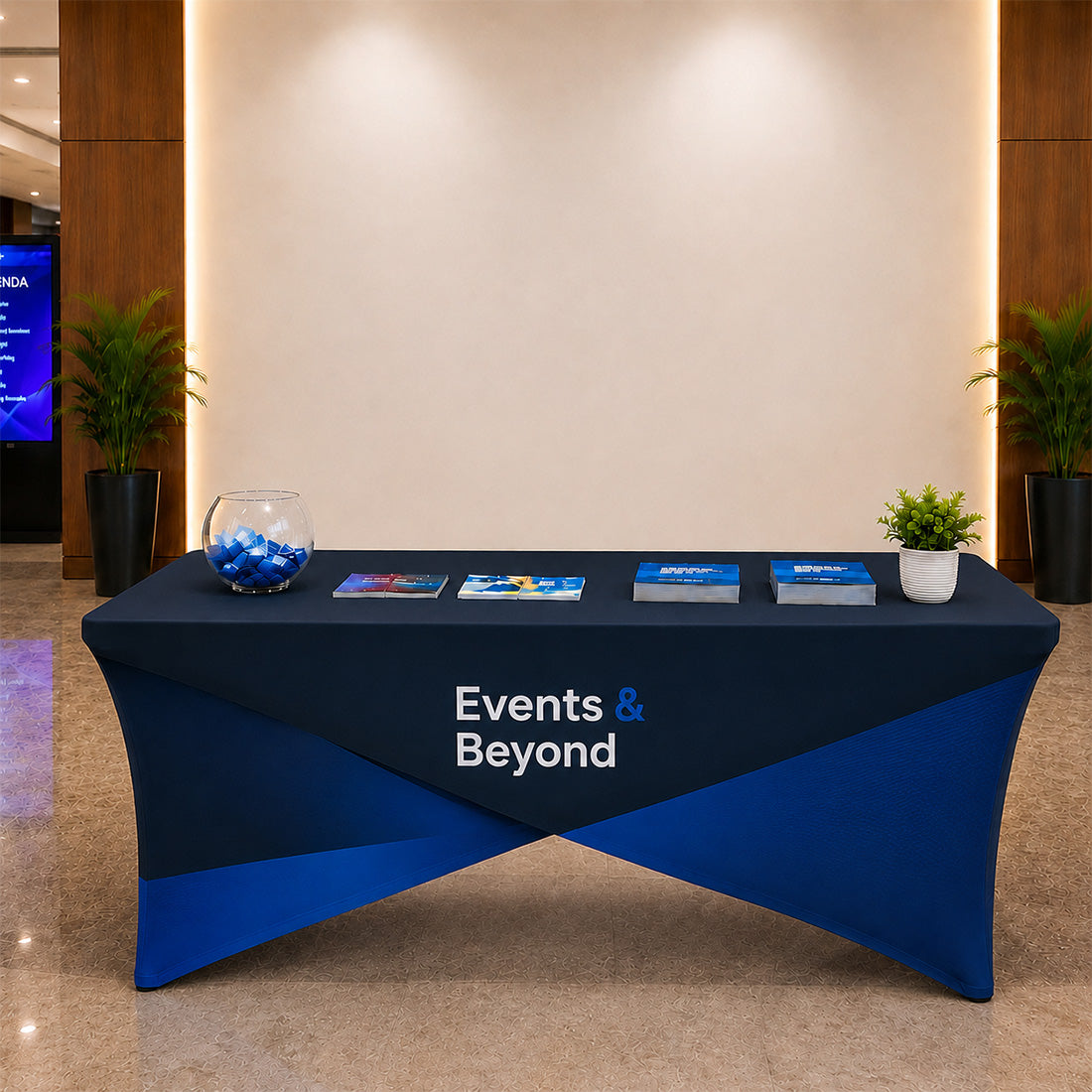 Cross-over Stretch Table Covers