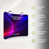Premium Curved Fabric Backwall Kit with Clamping Lights