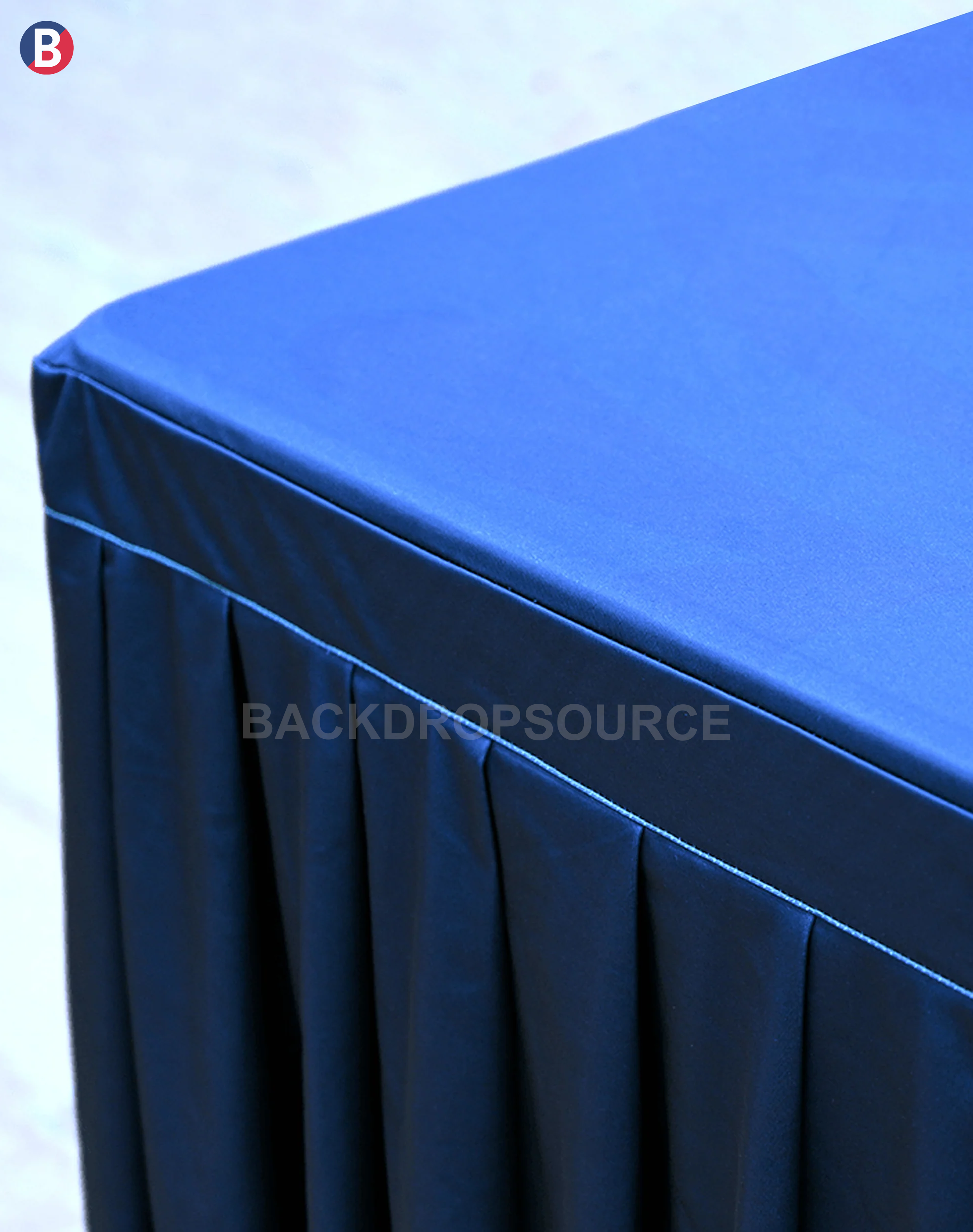 Custom Fitted Table Skirts with Top