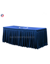 Custom Fitted Table Skirts with Top