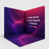 Custom Printed Trade Show Corner Booth (2 Walls)