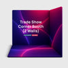 Custom Printed Trade Show Corner Booth (2 Walls)