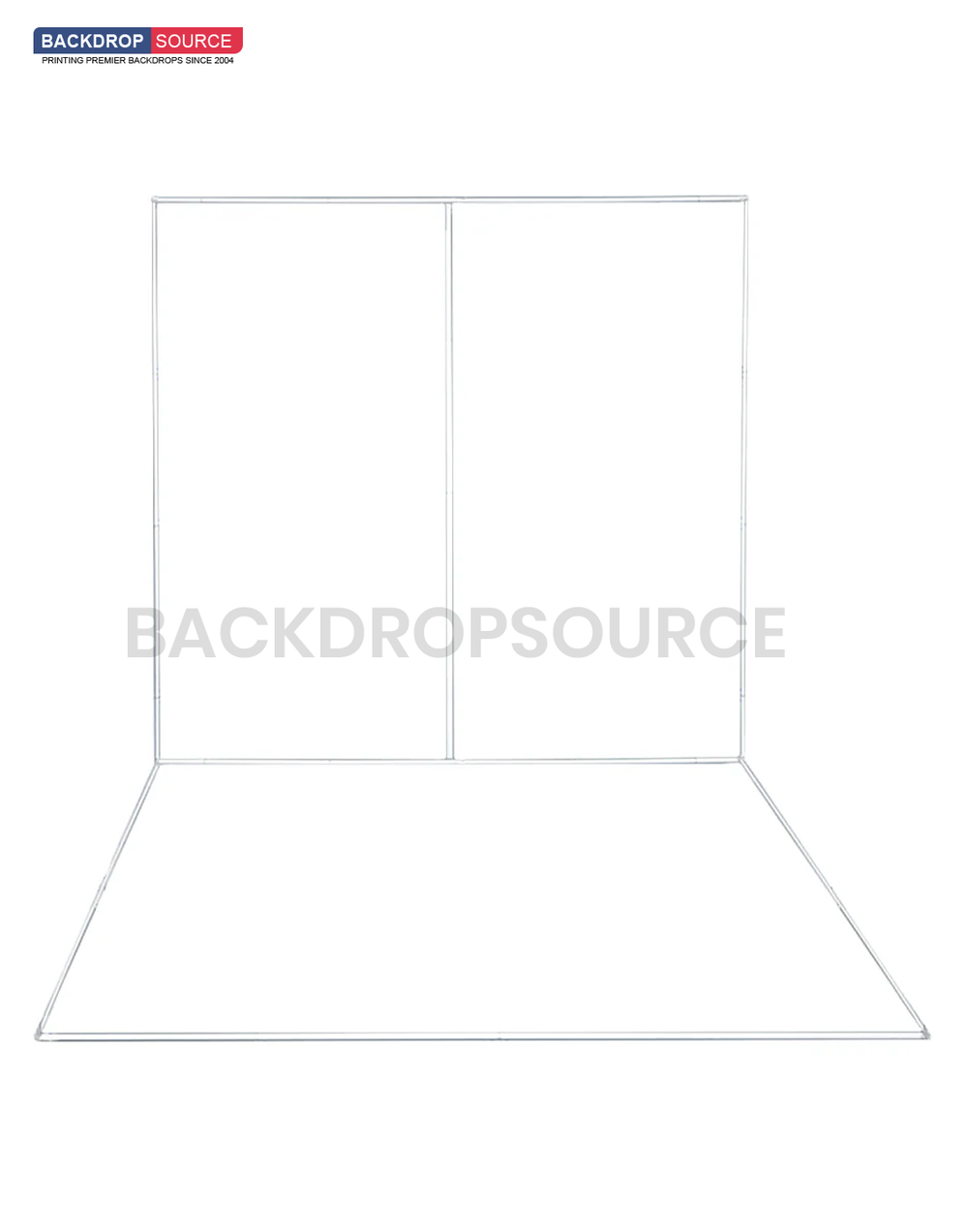 Custom Printed L - Shaped Exhibition Booth.