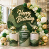 Pre Designed Round Backdrop Kits with Counter for Birthday Parties & Events