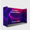 DJ Table Facade Booth Backdrop Display