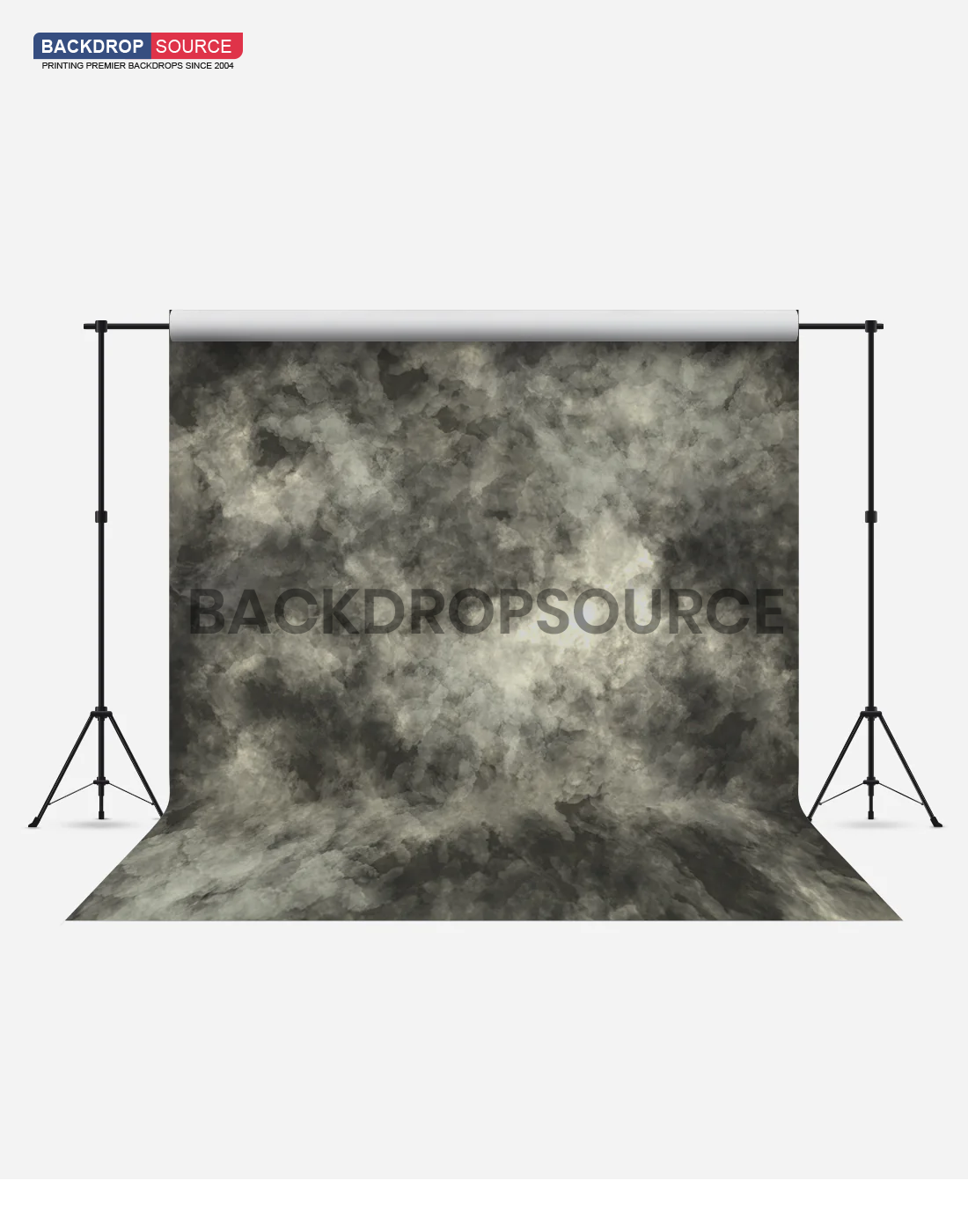 Dark Green Grungy Fashion Wrinkle Resistant Backdrop