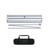Double-screen Wide Base Fabric Roll Up Banner