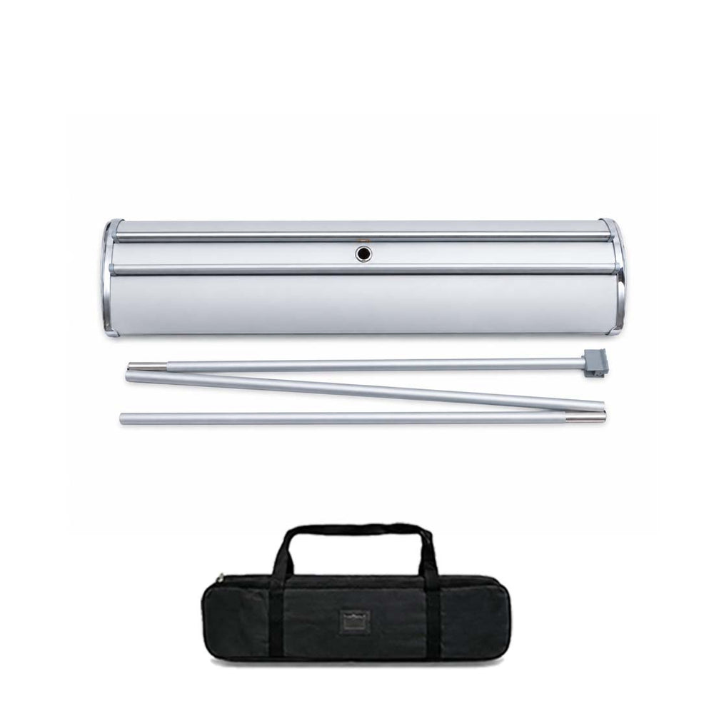 Double-screen Wide Base Fabric Roll Up Banner