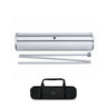 Double-screen Wide Base Fabric Roll Up Banner