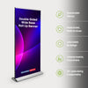 Double-screen Wide Base Fabric Roll Up Banner
