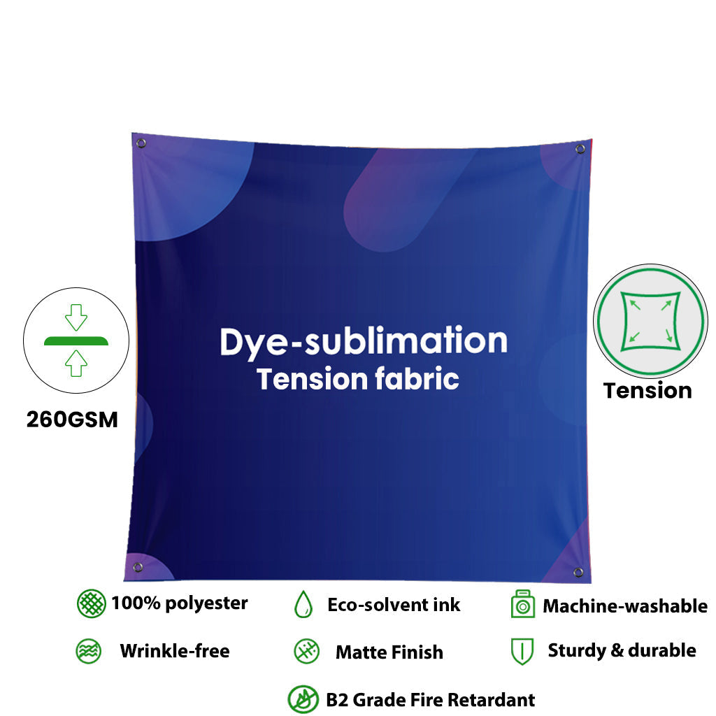 Dye-Sub Tension Fabric Banner Printing