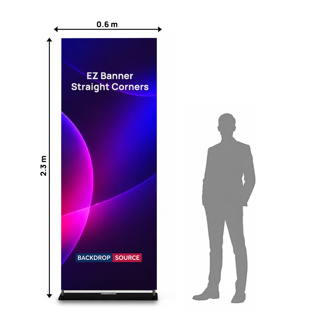 EZ Fabric Banner with Straight Corners