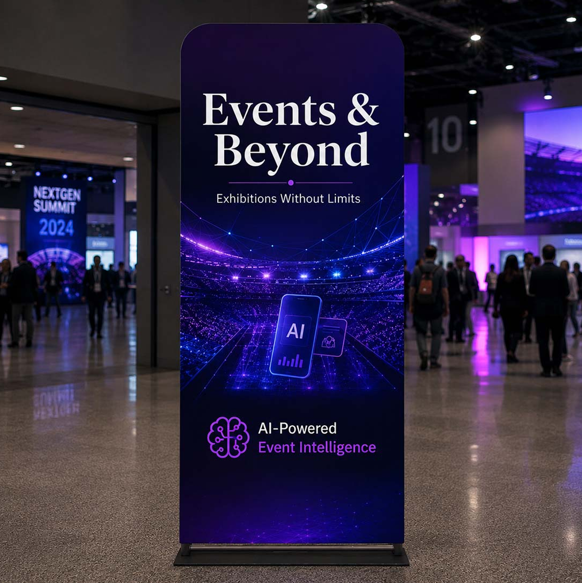 EZ Fabric Banner Stands for Trade Show Displays