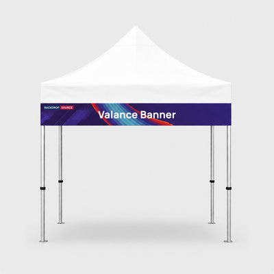 Fabric Canopy Tent Valance Banner