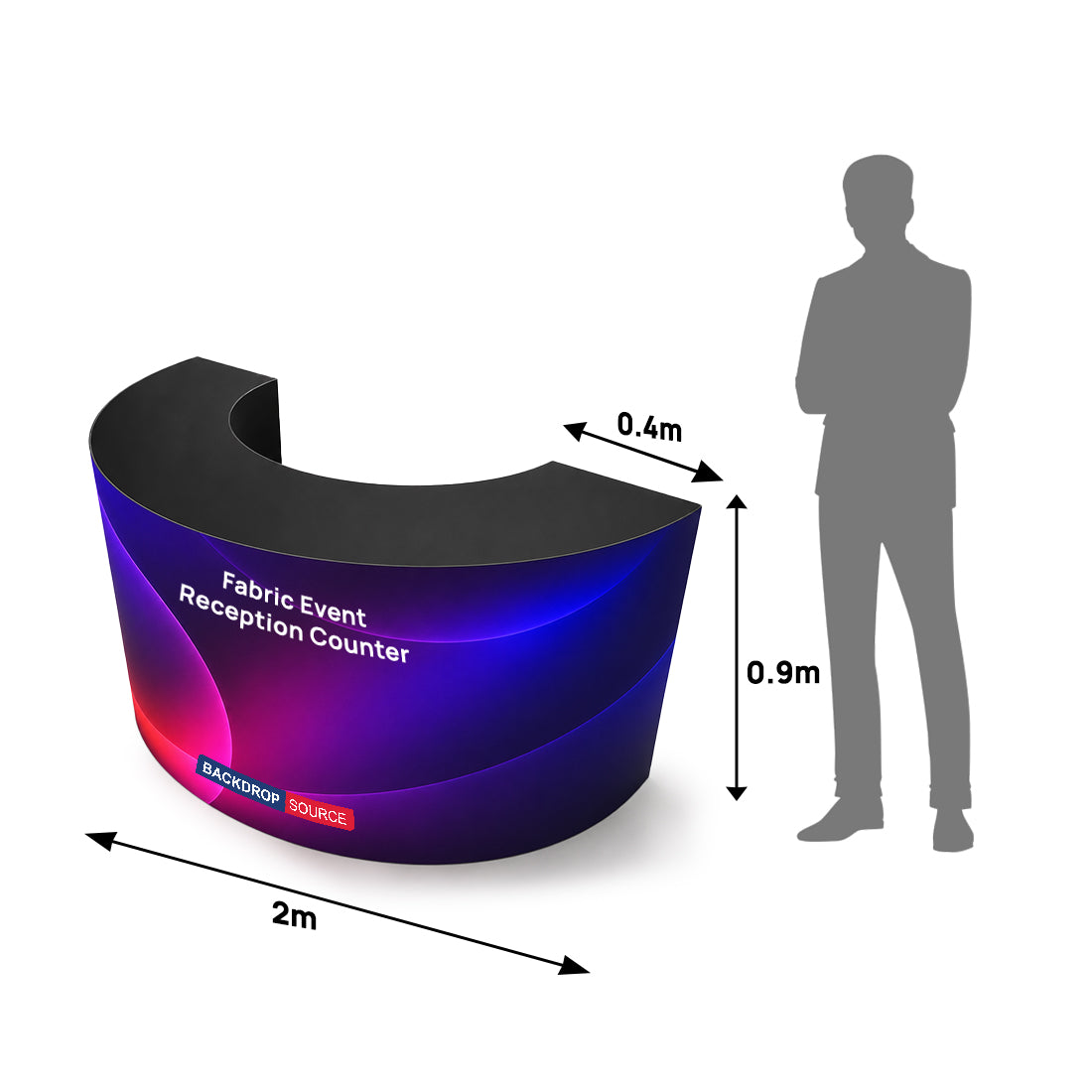 Event Reception Counter - 2m wide