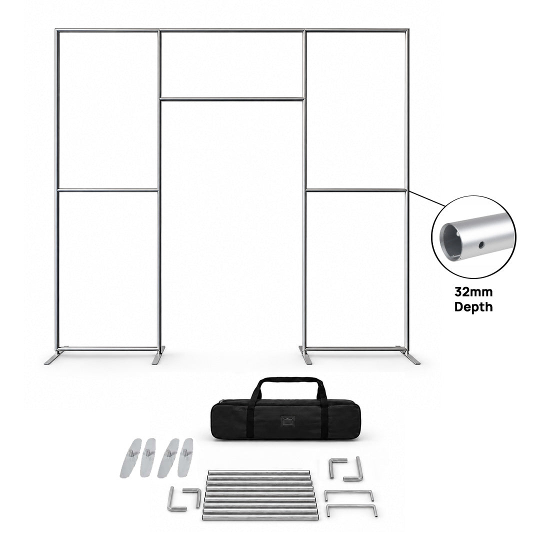 Fabric Square Welcome Arch Stand