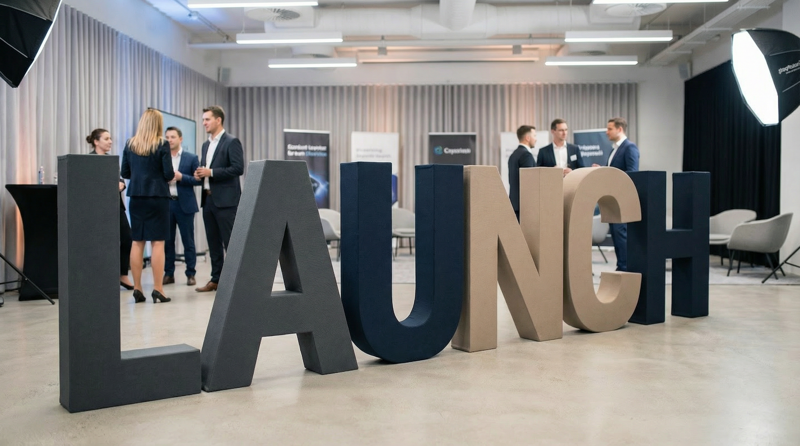 Freestanding 3D Words & Phrases Display Stand