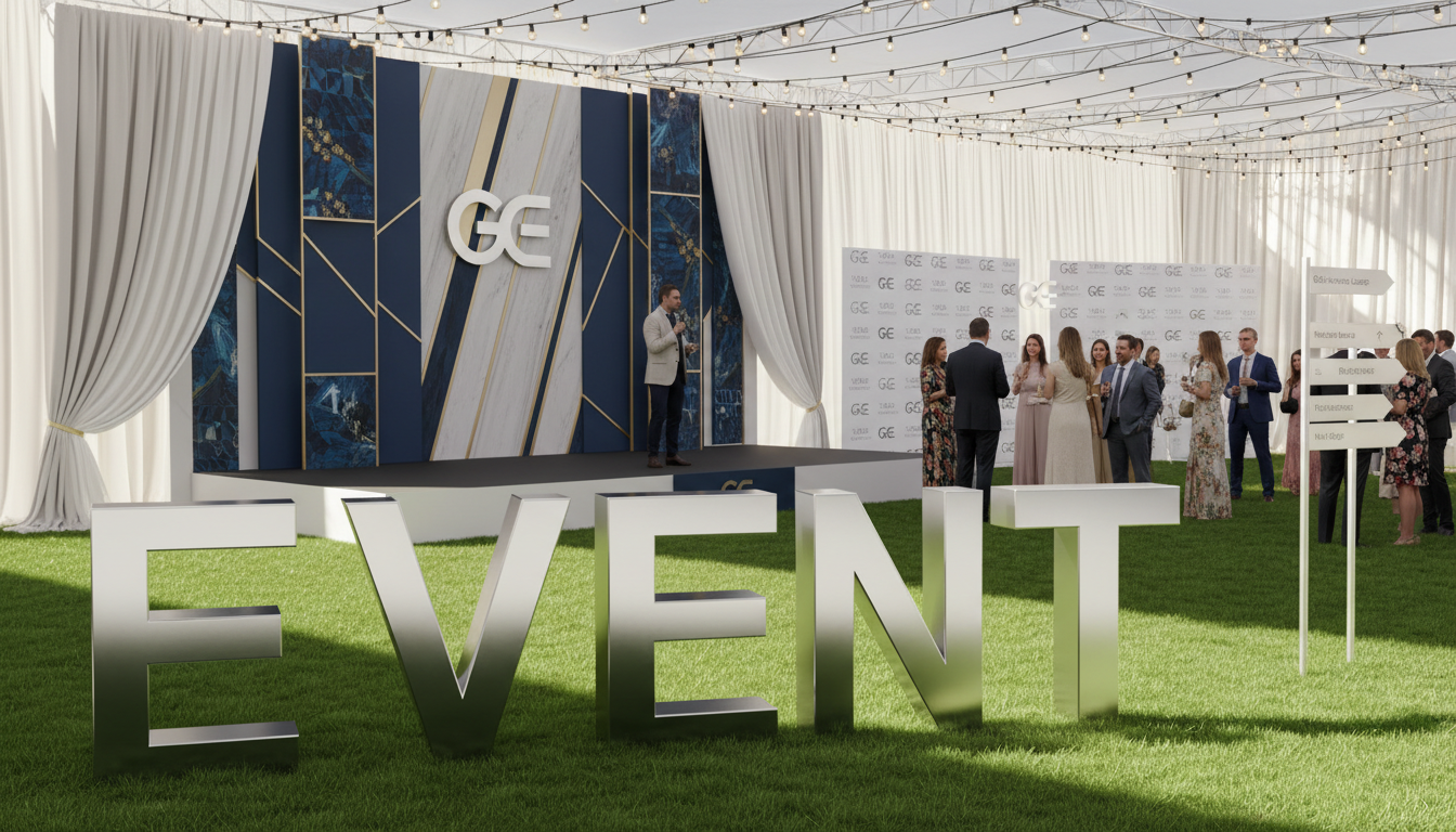 Freestanding 3D Words & Phrases Display Stand