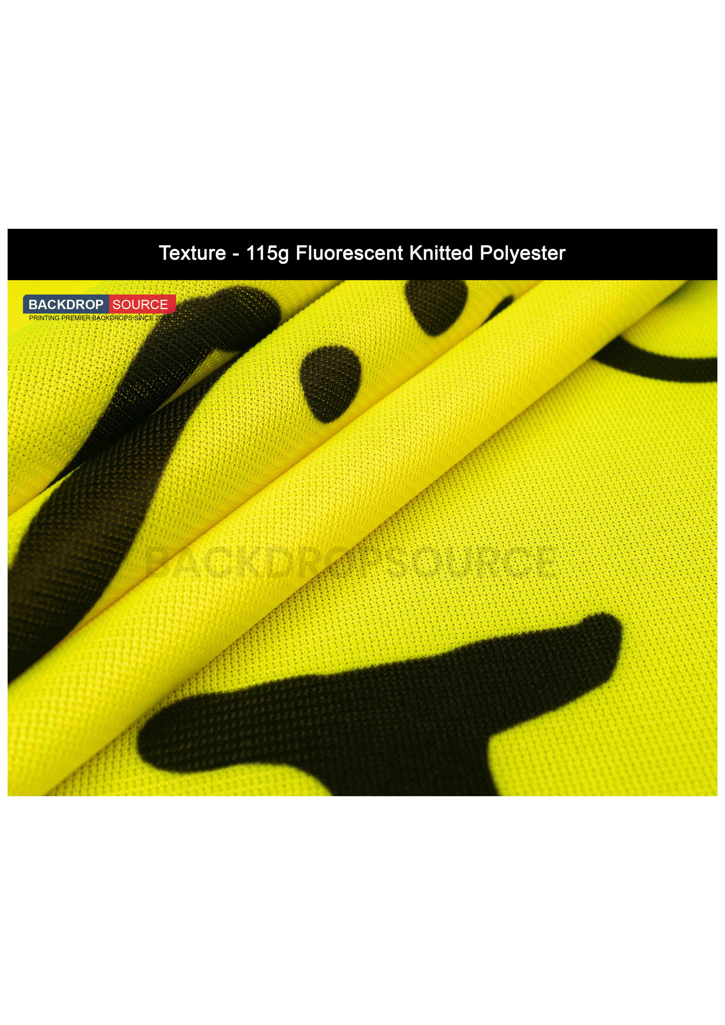 Fluorescent Knitted Polyester Fabric Printing