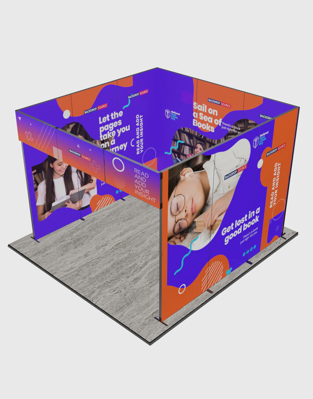 Foldable SEG Exhibition Display - Model 11