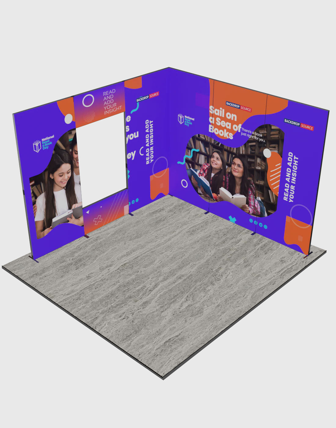 Foldable SEG Exhibition Display - Model 12