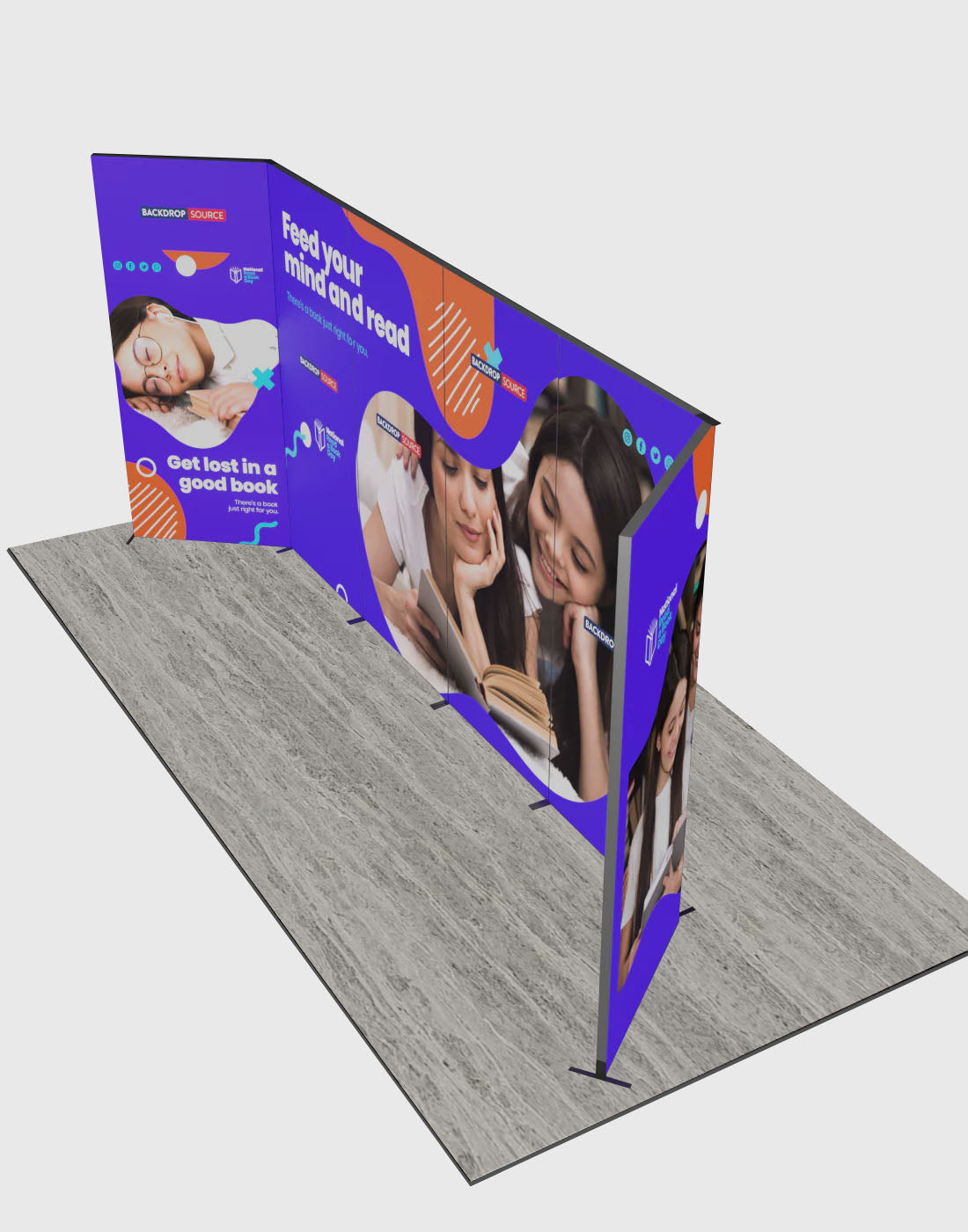 Foldable SEG Exhibition Display - Model 16