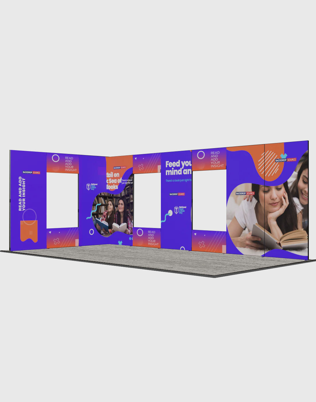 Foldable SEG  Exhibition Display - Model 19