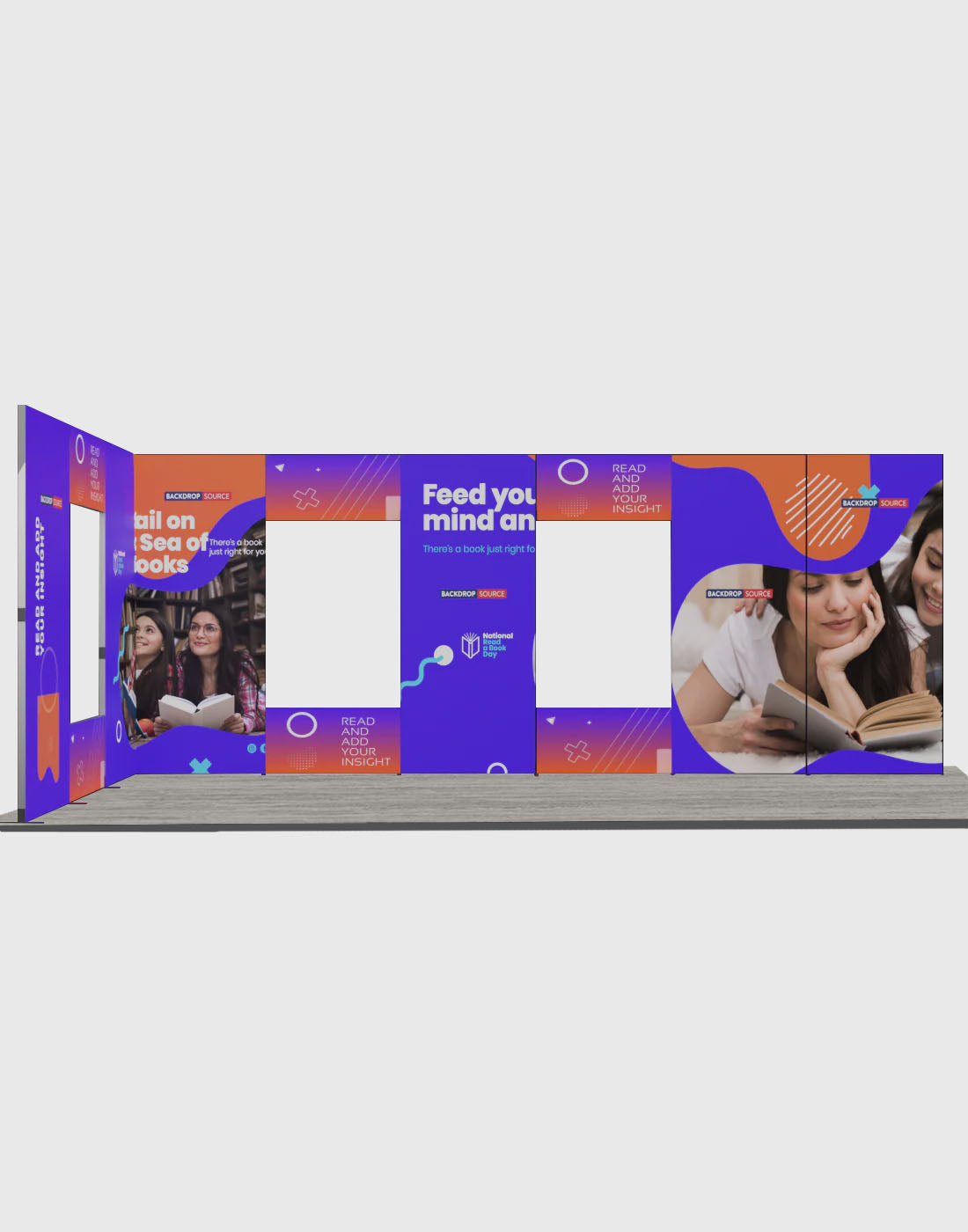 Beleg Display Foldable SEG Exhibition Display - Model 19