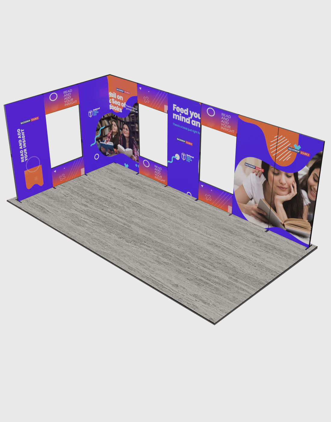 Foldable SEG  Exhibition Display - Model 19