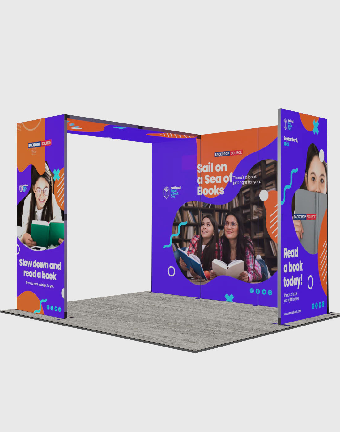 Foldable SEG Exhibition Display - Model 2