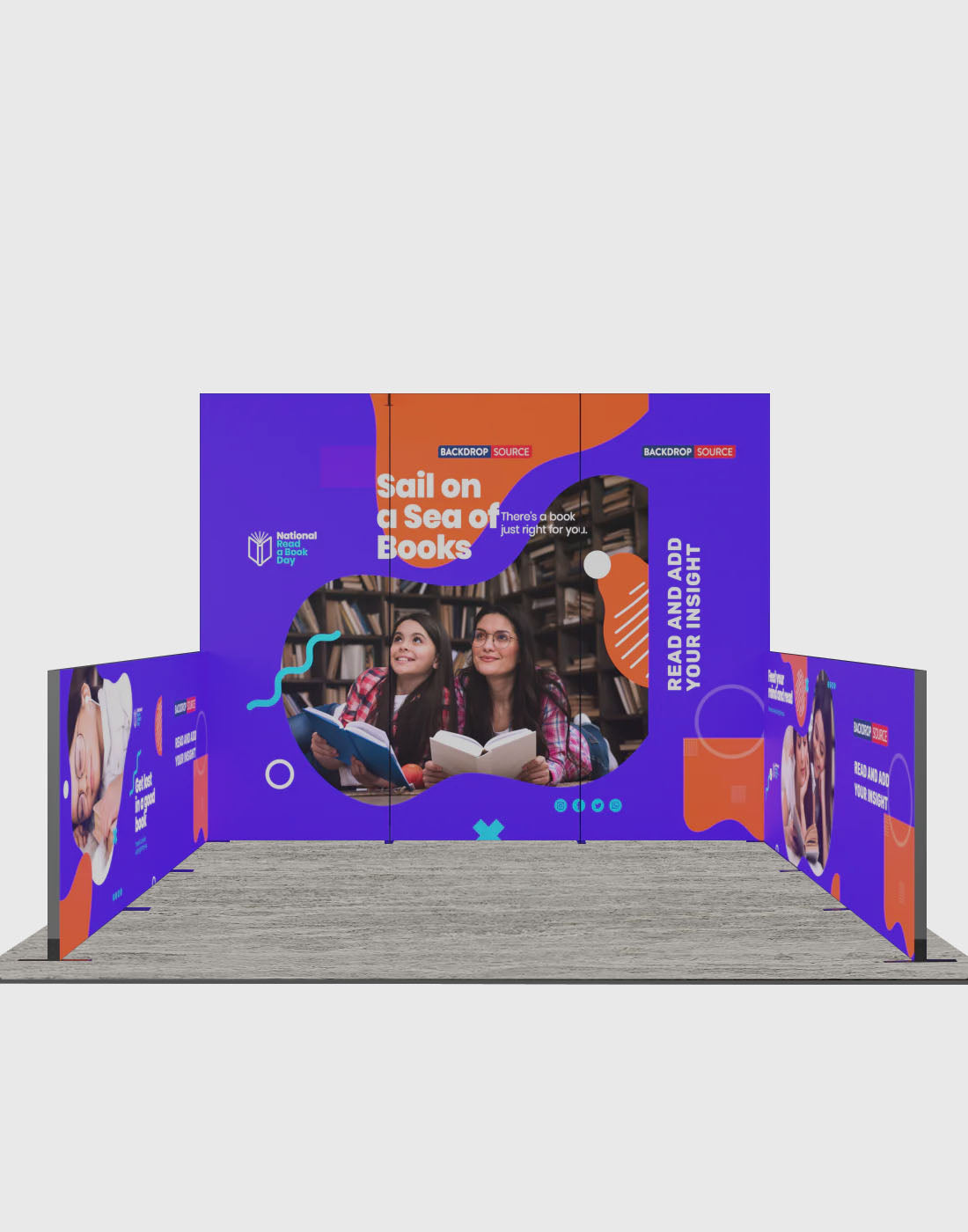 Foldable SEG  Exhibition Display - Model 3