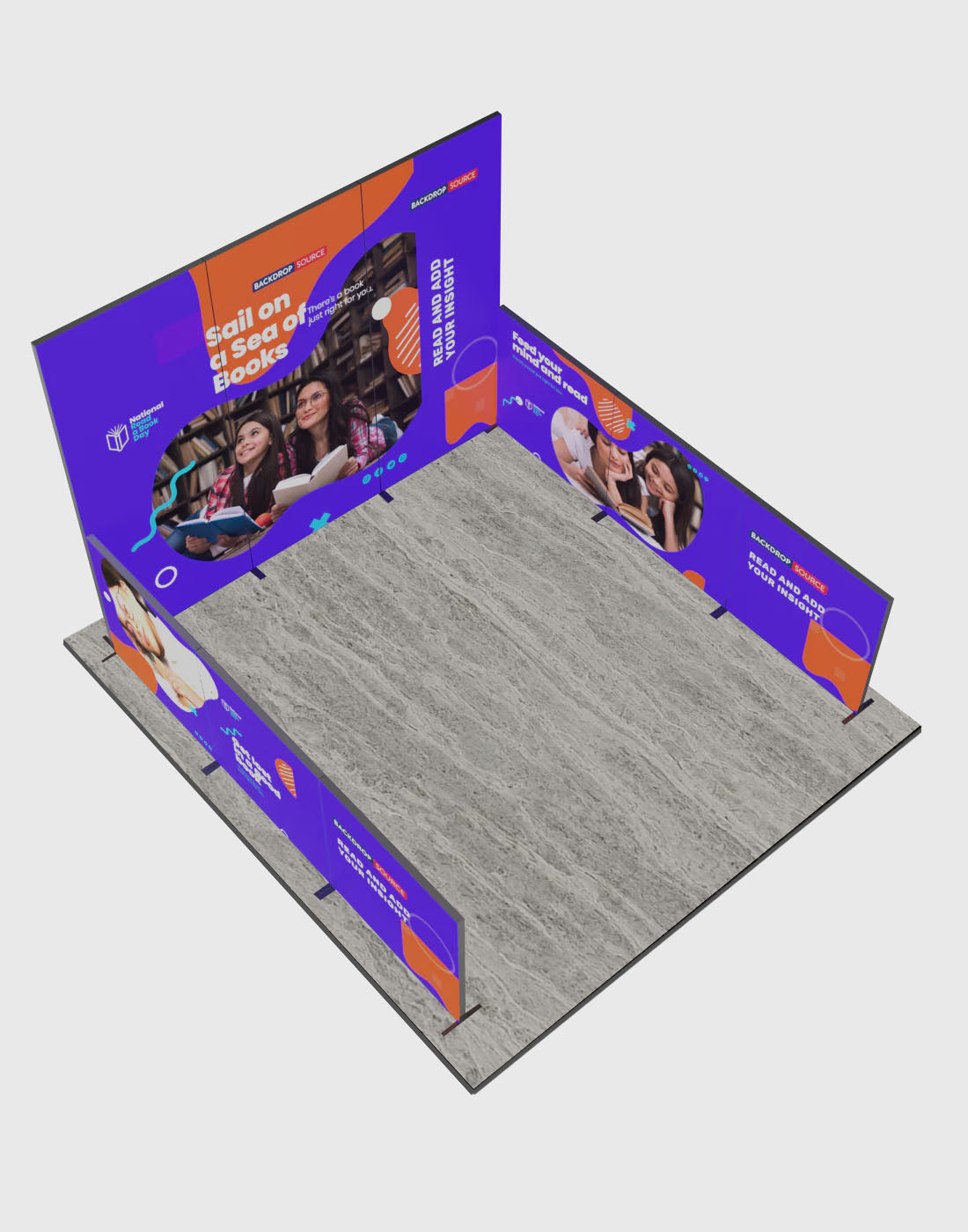 Foldable SEG  Exhibition Display - Model 3