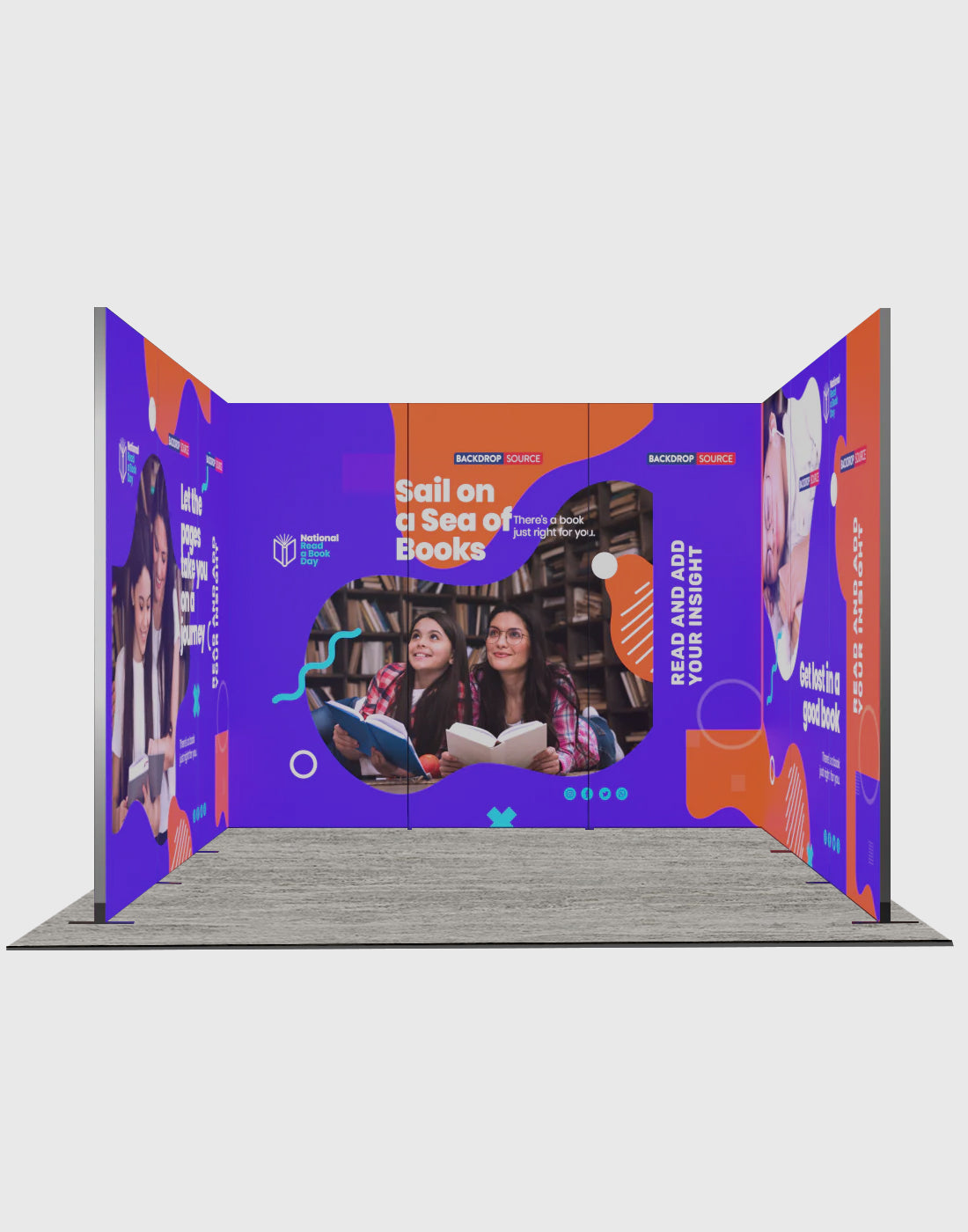 Foldable SEG Exhibition Display - Model 6