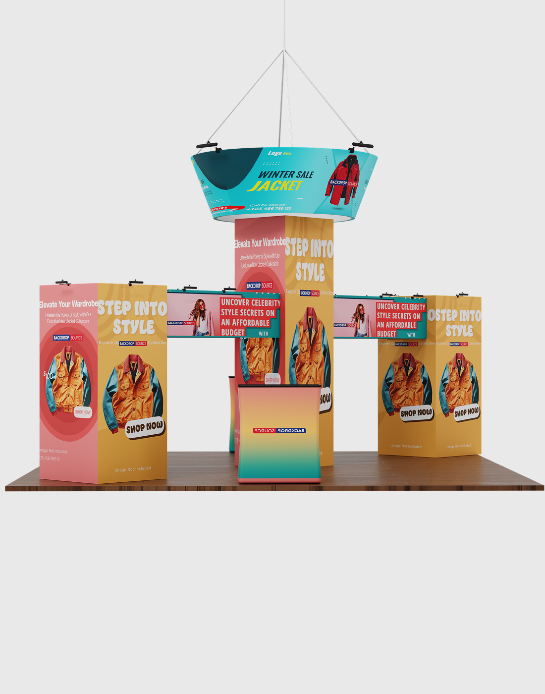 Modular Booth Kits 6m x 6m - Model 08