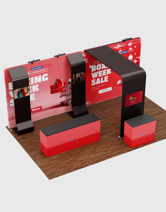 Portable Exhibit Display 3m x 6m - Model 5