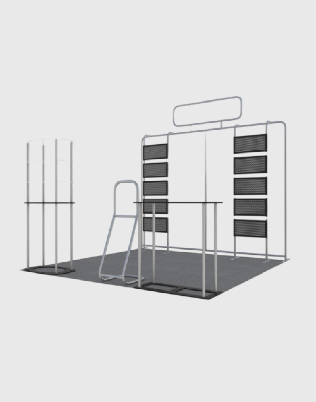 Portable Exhibit Display 3m x 3m - Model 20.