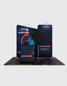 Portable Exhibit Display 3m x 3m - Model 7.