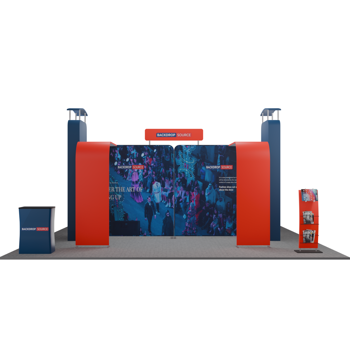 Modular Booth Kits 6m- Model 04