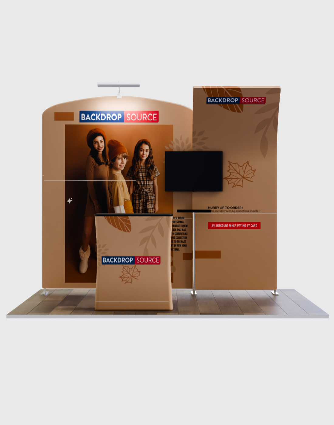 Portable Exhibit Display 3m - Model 8