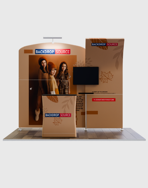 Portable Exhibit Display 3m x 3m - Model 8.