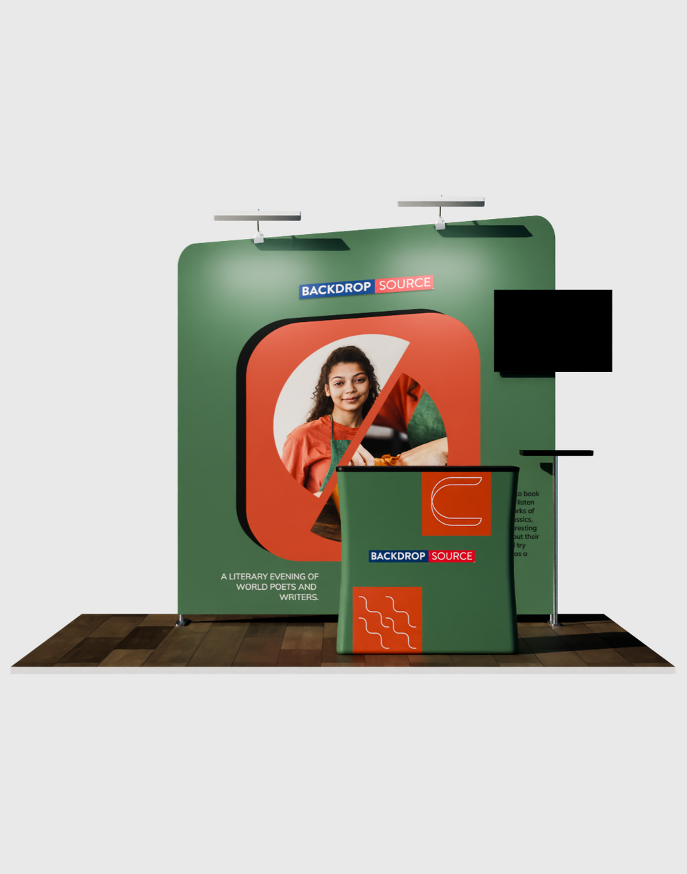 Portable Exhibit Display 3m x 3m - Model 9.