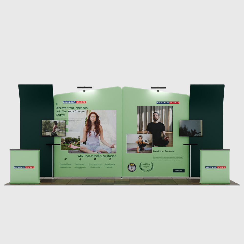 Portable Exhibit Display 6m x 3m - Model 3.