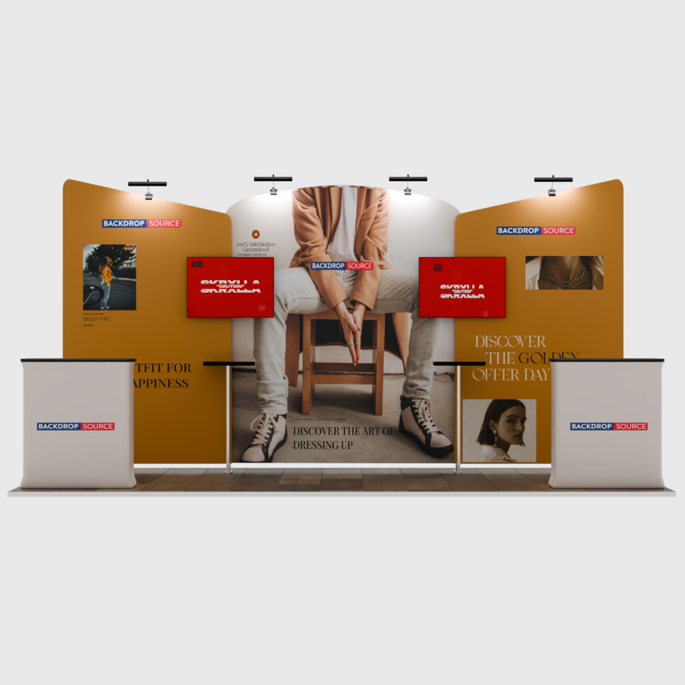 Portable Exhibit Display 6m x 3m - Model 8.