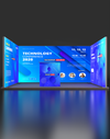 4m SEG Modular Lightbox Display for Tradeshows - Model 2