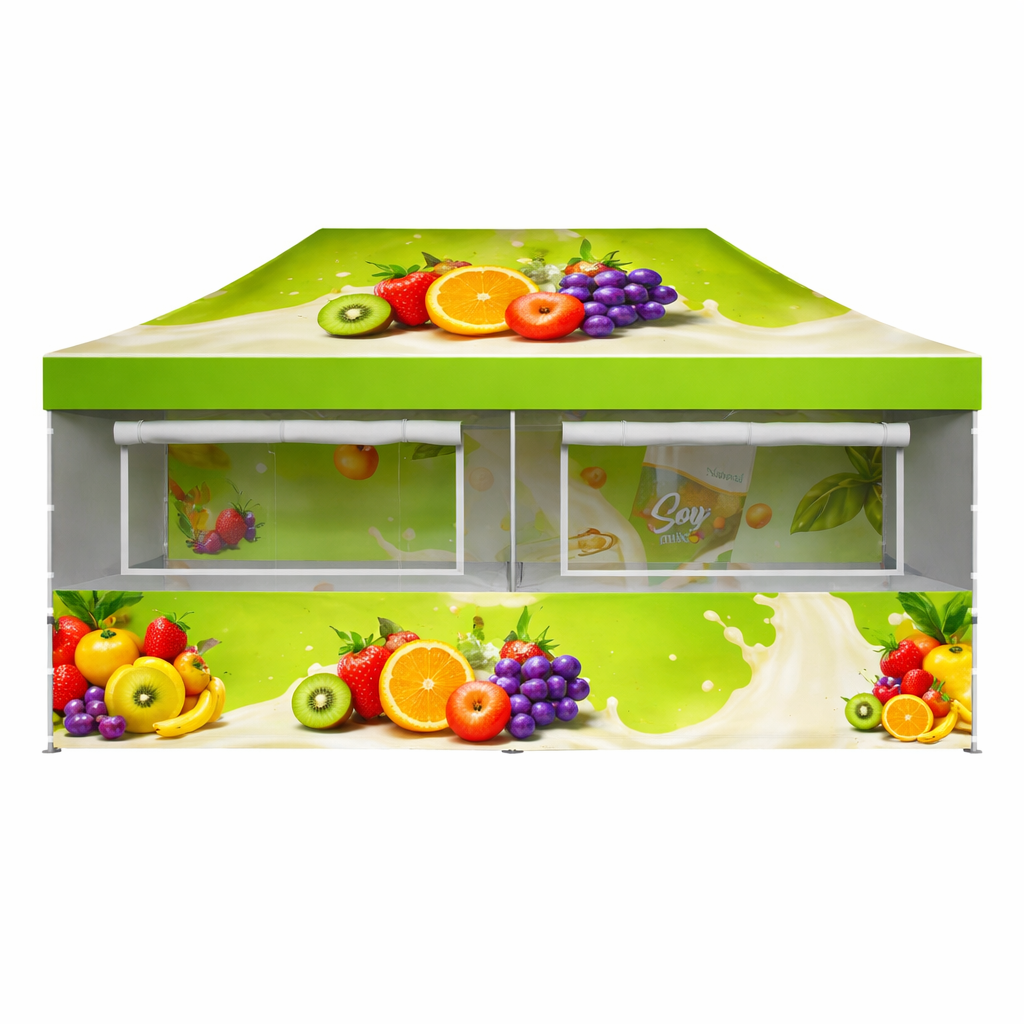 6m x 3m Fabric Food Booth Canopy Tent