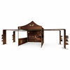 3m x 3m Fabric Canopy Kit with L-Shaped Wings & 4 TV Displays