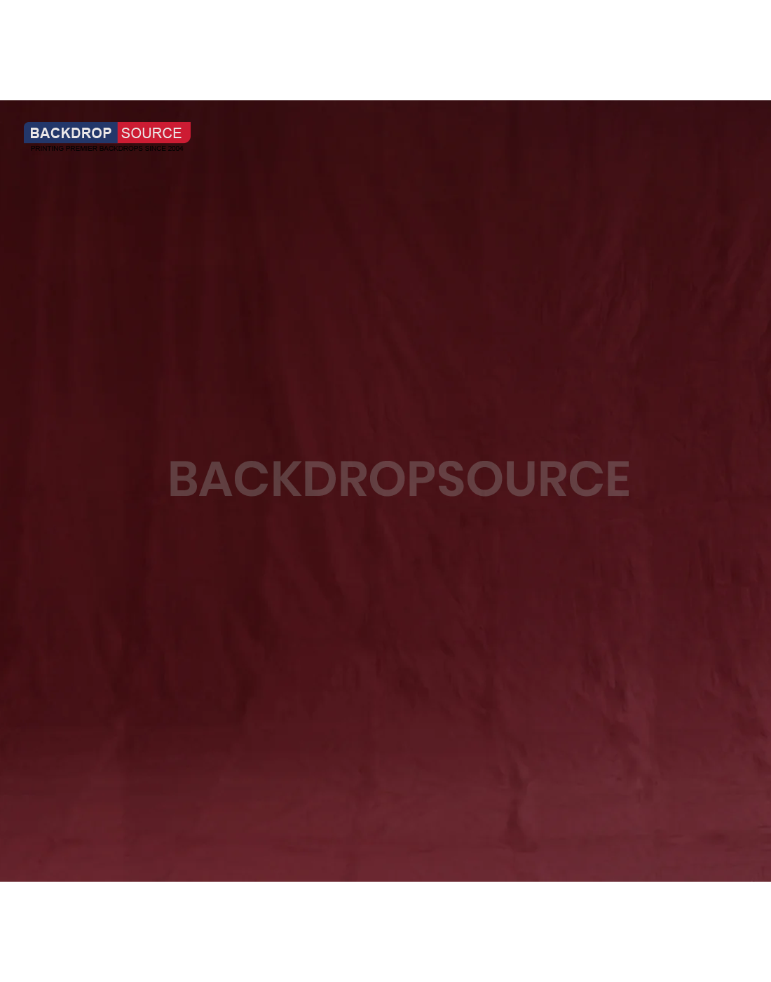 Solid Dark Red Photography Fashion Muslin Backdrop