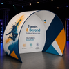 Half Circle Photo Booth Enclosure Display