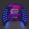 Half Circle Photo Booth Enclosure Display